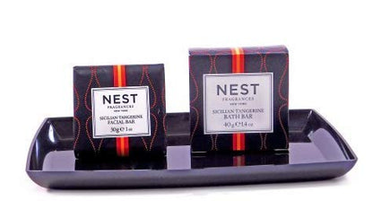 NEST FRAGRANCES Sicilian Tangerine Facial Soap, 30 Grams / 1 Ounce - Set of 10