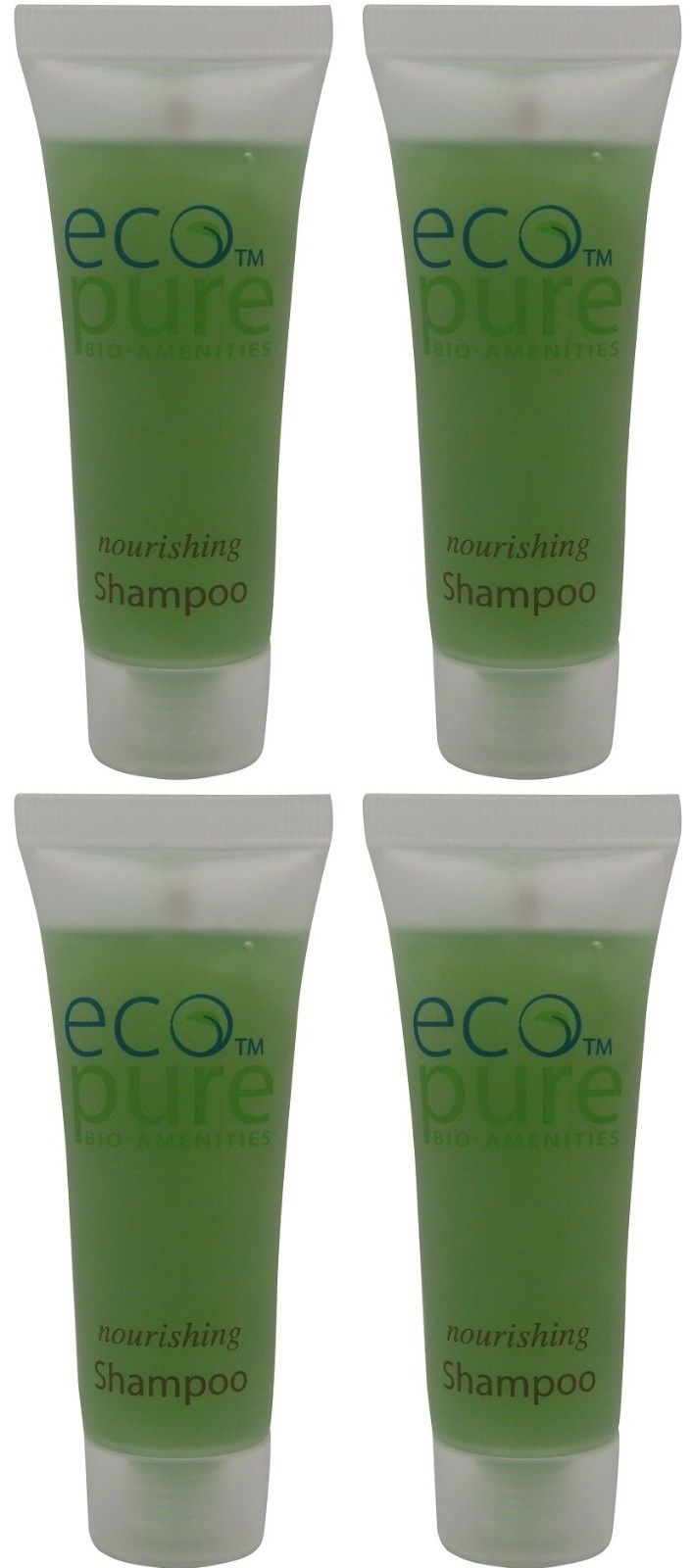 Eco Pure Nourishing Shampoo Lot of 4 each 1oz Bottles. Total of 4oz