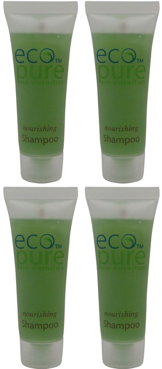 Eco Pure Nourishing Shampoo Lot of 4 each 1oz Bottles. Total of 4oz