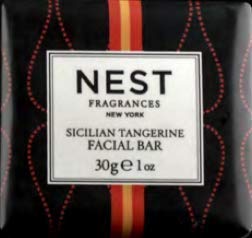 NEST FRAGRANCES Sicilian Tangerine Facial Soap, 30 Grams / 1 Ounce - Set of 10