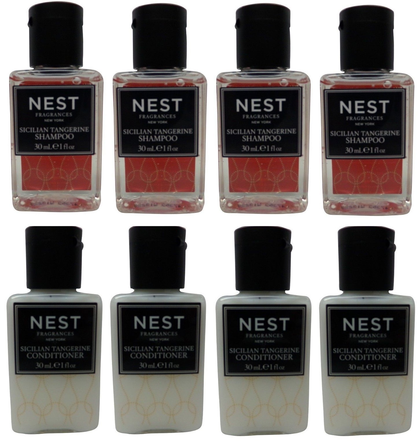 Nest Fragrances Sicilian Tangerine Shampoo & Conditioner lot of 8 (4 of each)