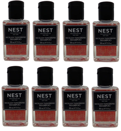 Nest Fragrances Sicilian Tangerine Shampoo lot of 8 Total of 8oz