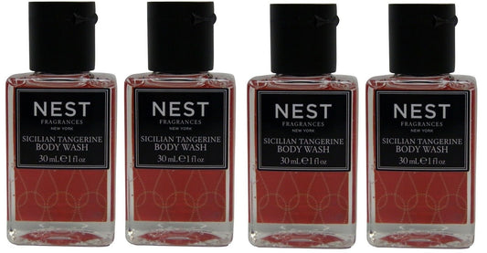 Nest Fragrances Sicilian Tangerine Body Wash lot of 4 Total of 4oz