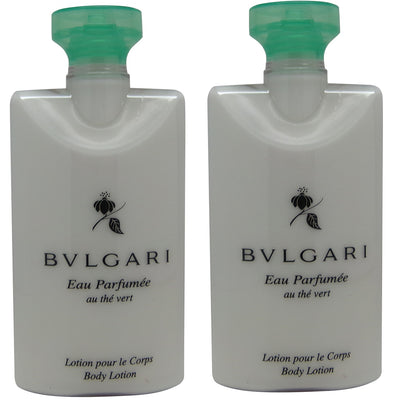 Bvlgari au the vert Green Tea Body Lotion lot of 2 each 2.5oz Total of 5oz