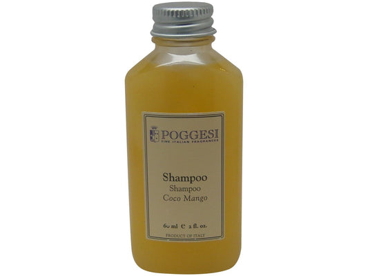 Poggesi Coco Mango Shampoo Lot of 6 each 2oz Bottles. Total of 12oz.