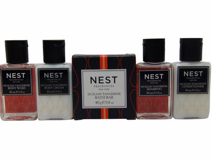 Nest Fragrances Sicilian Tangerine Set Shampoo Conditioner Body Cream Wash Soap