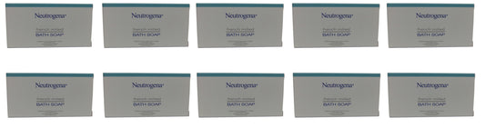 Neutrogena French Milled Bath Soap Lot of 20 each 1.25 oz Bars. Total of  25oz