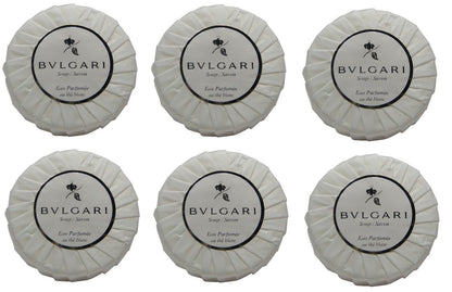 Bvlgari White Tea au the blanc lot of 6 each 2.6oz bars of Soap Total of 15.6oz