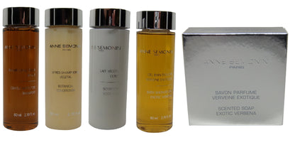 Anne Semonin Travel Set Shampoo, Conditioner, Body Lotion, Shower Gel & Soap