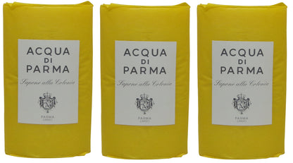 Acqua Di Parma Colonia Soap lot of 3 each 3.5oz Bars. Total of 10.5oz