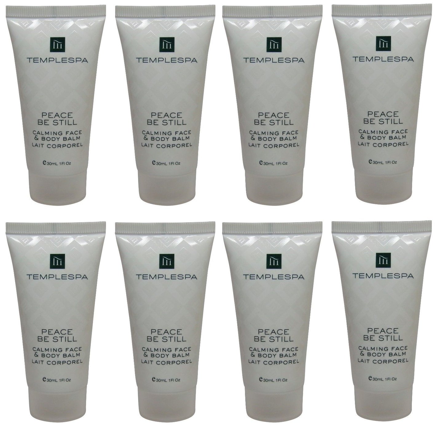 Temple Spa Peace Be Still Calming Face Body Balm Lotion 8 each 1oz tubes