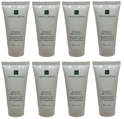 Temple Spa Peace Be Still Calming Face Body Balm Lotion 8 each 1oz tubes