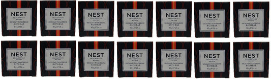 Nest Fragrances Sicilian Tangerine Bath Soap lot of 14 bars. Total of 19.6oz