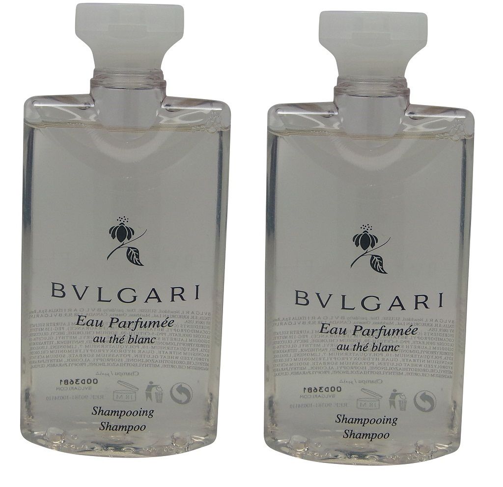 Bvlgari White Tea au the blanc Shampoo lot of 2 each 2.5oz Total of 5oz