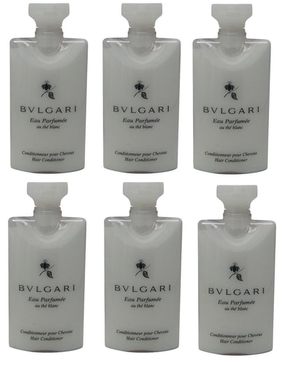 Bvlgari au the blanc Conditioner lot of 6 each 2.5oz Total of 15oz