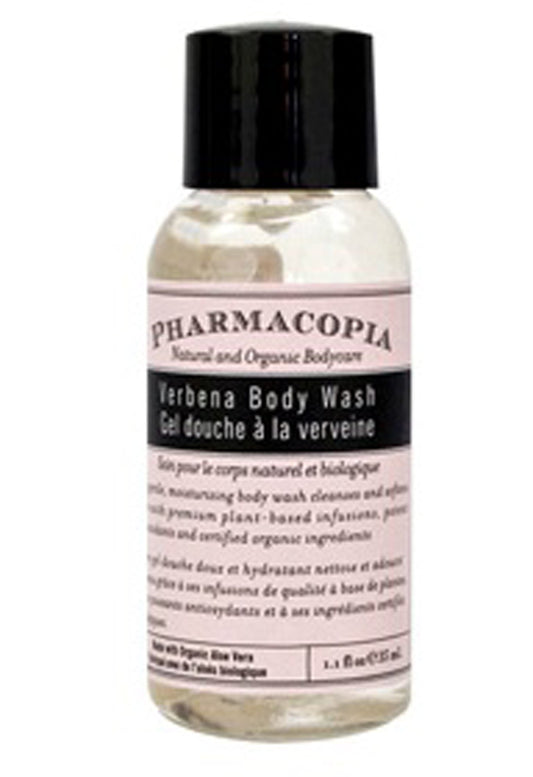 Pharmacopia Verbena Body Wash Set of 14 Each 1.1oz Bottles